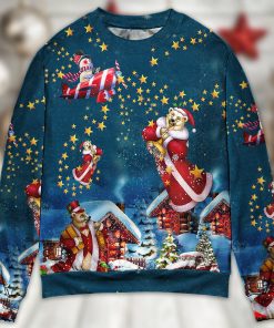 Christmas Bear Santa Happy Ugly Christmas Sweater Christmas Bear Santa Happy Ugly Christmas Sweater