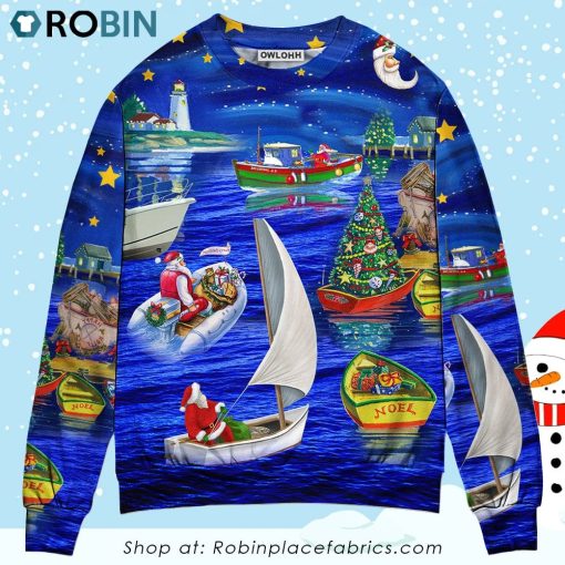 Christmas Coming Starry Night Christmas Ugly Sweater, Sweatshirt