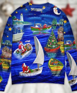 Christmas Coming Starry Night Christmas Ugly Sweater, Sweatshirt