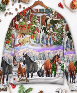 Christmas Farm Merry Xmas To Everyone Christmas Ugly Sweater, Sweatshirt