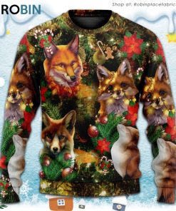 Christmas Foxmas Amazing Merry Christmas Ugly Sweater, Sweatshirt Christmas Foxmas Amazing Merry Christmas Ugly Sweater, Sweatshirt
