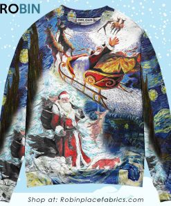 Christmas Friendly Santa With Animals Christmas Ugly Sweater, Sweatshirt