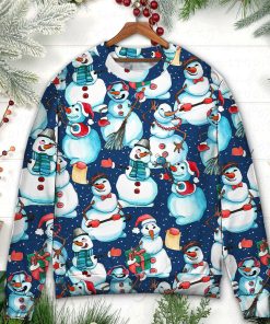 Christmas Happy Snowman Xmas Ugly Christmas Sweater Christmas Happy Snowman Xmas Ugly Christmas Sweater