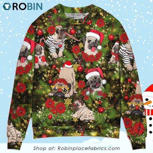 Christmas Have Yourself A Merry Little Pugmas Ugly Christmas Sweater