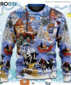 Christmas Love Farm Happy Life Ugly Christmas Sweater