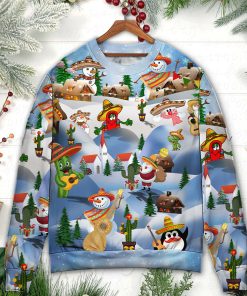 Christmas Merican Say Merry Xmas Christmas Ugly Sweater, Sweatshirt