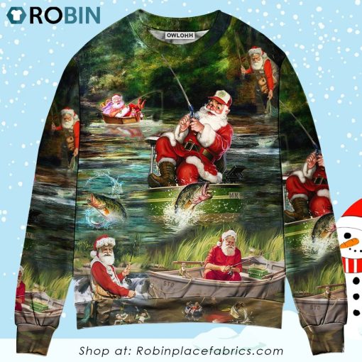 Christmas Merry Fishmasand A Happy New Reel Ugly Christmas Sweater