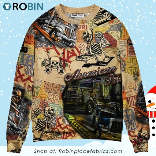 Christmas Retro Dear Santa Heres Your Truck 3D Printed Christmas Ugly Sweater