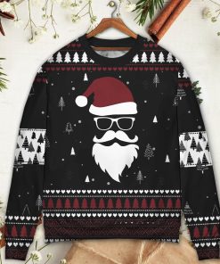 Christmas Santa Up On The Rooftop Click Click Click Santa Claus Ugly Christmas Sweater