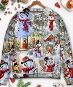 Christmas Snowman Merry Xmas Christmas Ugly Sweater, Sweatshirt
