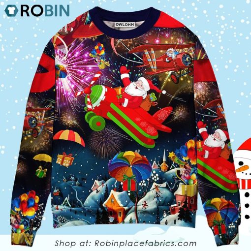 Christmas Spreading Love Santa Ugly Christmas Sweater