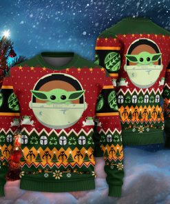 Christmas Star Wars Baby Yoda The Mandalorian Christmas Ugly Sweater, Sweatshirt