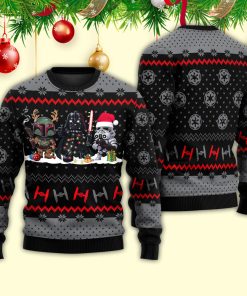 Christmas Star Wars Boba Fett Darth Vader Ugly Christmas Sweater