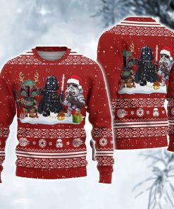 Christmas Star Wars Christmas Storm Trooper Darth Vader Mandalorian Christmas Ugly Sweater, Sweatshirt