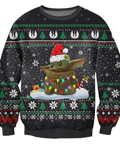 Christmas Star Wars Cute Baby Yoda Star Wars Xmas Gift Christmas Ugly Sweater, Sweatshirt