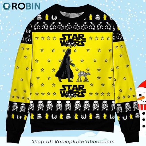 Christmas Star Wars Darth Vader & Stormtrooper Christmas Ugly Sweater, Sweatshirt