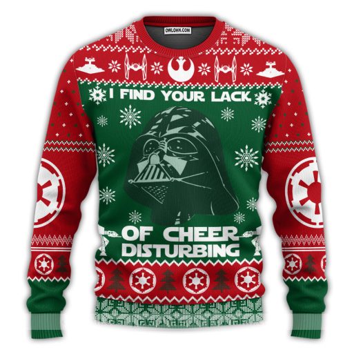 Christmas Star Wars Darth Vader Ugly Christmas Sweater