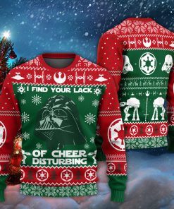 Christmas Star Wars Darth Vader Ugly Christmas Sweater