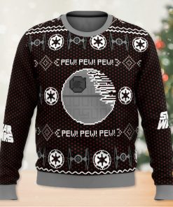 Christmas Star Wars Death Star Star Wars Pew Pew Pew Christmas Ugly Sweater, Sweatshirt