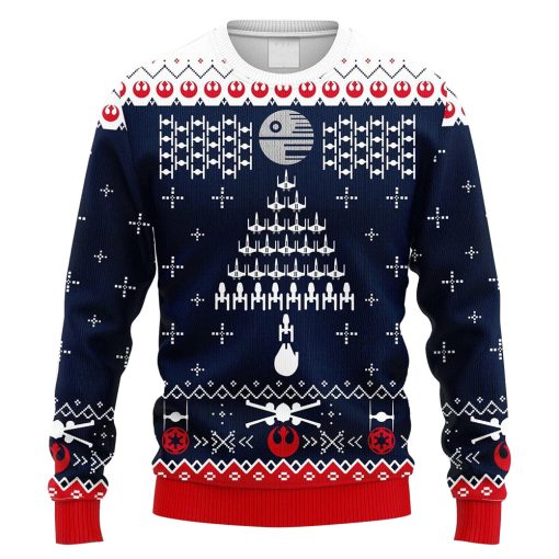 Christmas Star Wars Fight Ship Amazing Christmas Gift Christmas Ugly Sweater, Sweatshirt