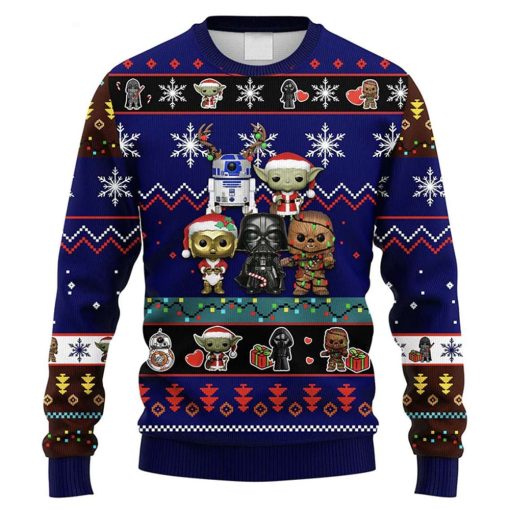 Christmas Star Wars Friends Baby Yoda Christmas Fan Gift Christmas Ugly Sweater, Sweatshirt