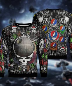 Christmas Star Wars Grateful Dead Christmas Ugly Sweater, Sweatshirt