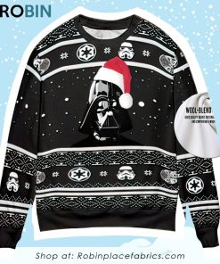 Christmas Star Wars Merry Sith Mas Dark Vader 3D Printed Christmas Ugly Sweater