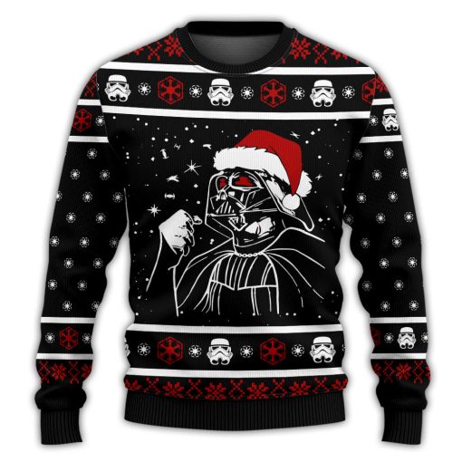 Christmas Star Wars Santa Vader Ugly Christmas Sweater