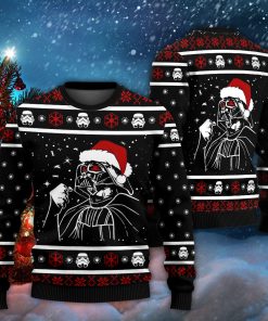 Christmas Star Wars Santa Vader Ugly Christmas Sweater Christmas Star Wars Santa Vader Ugly Christmas Sweater
