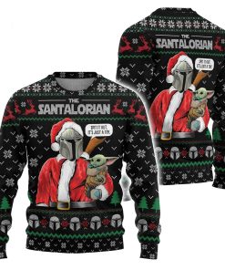 Christmas Star Wars Santalorian Spit It Out It’s Just A Toy Sweater 3D Printed Christmas Ugly Sweater