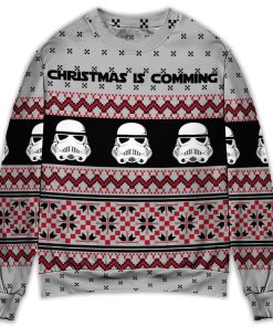 Christmas Star Wars Storm Trooper Christmas Is Comming Ugly Christmas Sweater