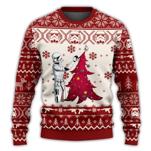 Christmas Star Wars Stormtrooper Make It A December To Remember 3D Printed Christmas Ugly Sweater