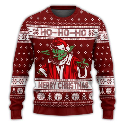 Christmas Star Wars Yoda Season’s Greetings Ugly Christmas Sweater