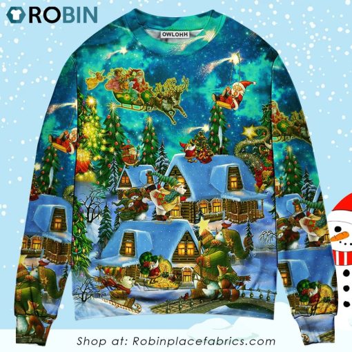 Christmas The Magical Night Ugly Christmas Sweater