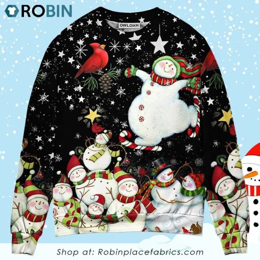 Christmas The World Of Christmas With Snowman Christmas Ugly Sweater, Sweatshirt