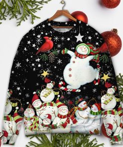 Christmas The World Of Christmas With Snowman Christmas Ugly Sweater, Sweatshirt