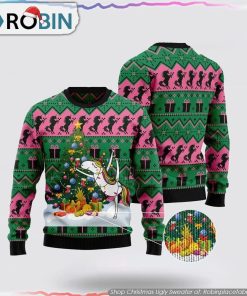 Christmas Tree Unicorn Ugly Christmas Sweater