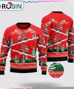 Citybarks Firefighter Ugly Sweater Christmas Gifts For Firefighters