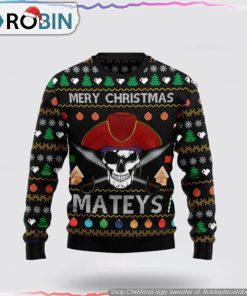 Zombie Iron Man Ugly Christmas Sweatshirt