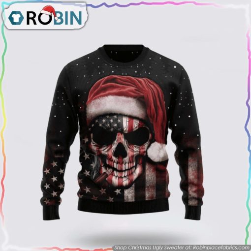 Citybarks Ugly Sweater Amazing Skull Christmas Apparel