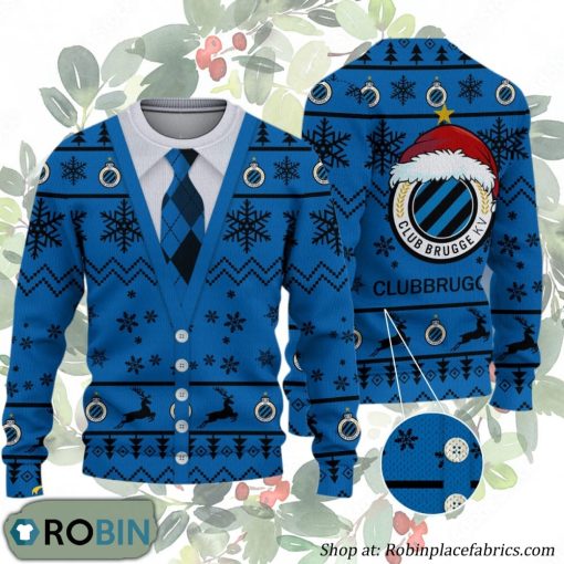 Club Brugge KV Pro League & Challenger Pro League Ugly Christmas Sweater