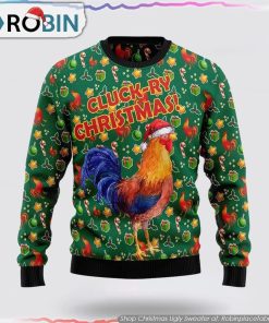 Cluck ry Christmas Funny Christmas Ugly Sweater Gifts For Pet Lover Cluck ry Christmas Funny Christmas Ugly Sweater Gifts For Pet Lover