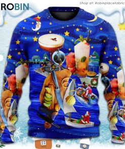 Cocktail Christmas Merry Christmas Christmas Ugly Sweater, Sweatshirt Cocktail Christmas Merry Christmas Christmas Ugly Sweater, Sweatshirt