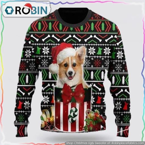 Corgi Christmas Dog Ugly Sweaters 3D Gifts For Dog Lover