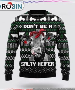Cow Heifer Ugly Christmas Sweater