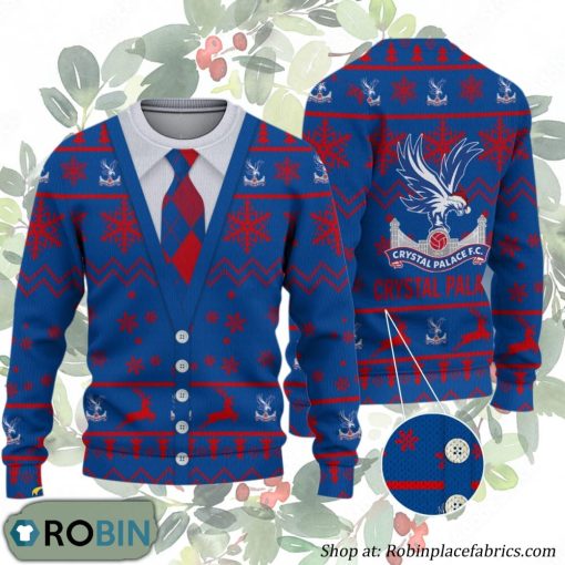 Crystal Palace FC Premier League Ugly Christmas Sweater