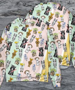 Cute Star Dogs Ugly Christmas Sweater