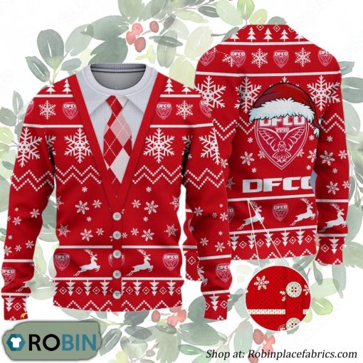 Dijon FCO Ligue 1 & Ligue 2 Ugly Christmas Sweater