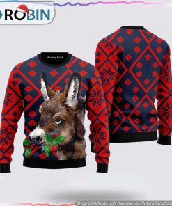 Donkey Cute Funny Ugly Christmas Sweaters Sweater Gifts For Pet Lover Donkey Cute Funny Ugly Christmas Sweaters Sweater Gifts For Pet Lover