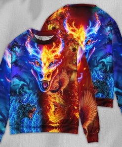Dragon Love Life Amazing Style Christmas Ugly Sweater, Sweatshirt
